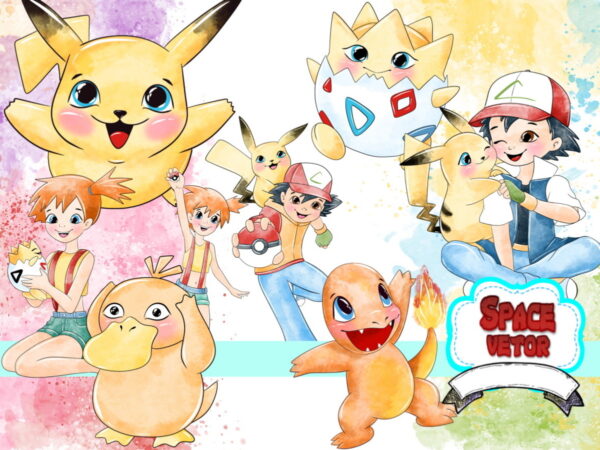 Pokémon Aquarela , Kit Digital Compre 1 Leve 3