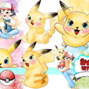 Pokémon Aquarela Kit Digital Compre 1 Leve 3