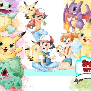 Pokémon Aquarela ,kit Digital Compre 1 Leve 3