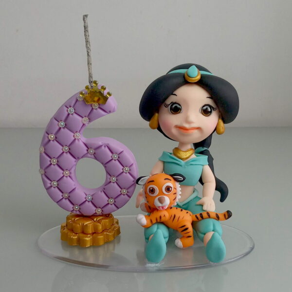 Princesa Jasmine - Topo de Bolo - Image 3