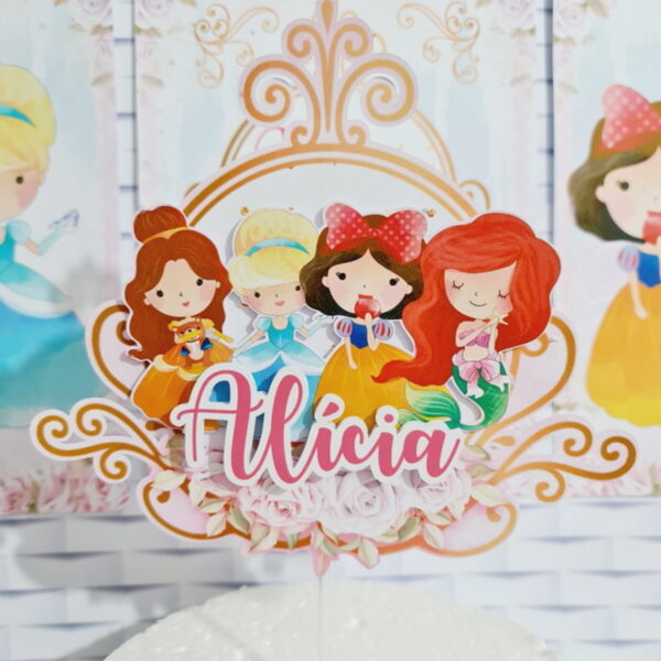 Princesas Cute - Arquivos de Corte Studio e pdf + Fotos 1324 - Imagem 2