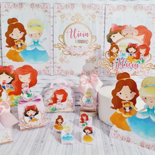 Princesas Cute - Arquivos de Corte Studio e pdf + Fotos 1324