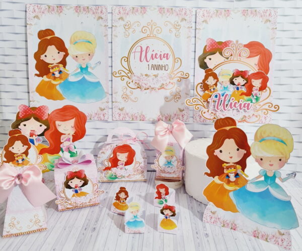 Princesas Cute - Arquivos de Corte Studio e pdf + Fotos 2512