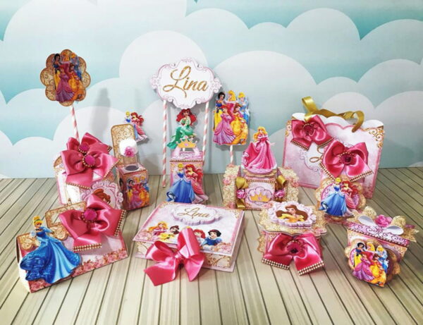 Princesas Luxo 2609 - Combo de Arquivos de Corte Festas - Imagem 2