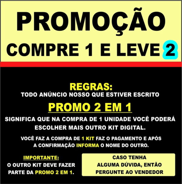 Promo 2 Em 1 - Kit Digital Jardins Aquarela - Image 2