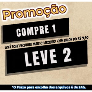 Promoção Arquivo para Corte em Maquina Silhouette