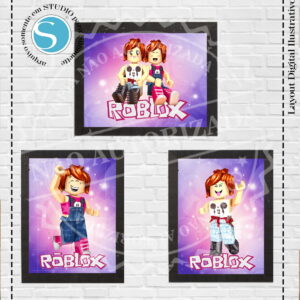 QUADRO ROBLOX JULIA MINEGIRL - ARQUIVO DIGITAL