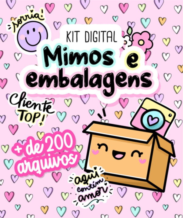 Kit Digital Mimos E Embalagens - +200 Arquivos