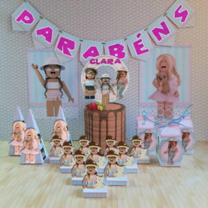 Roblox Menina - Arquivos de Corte Studio e pdf - 2302