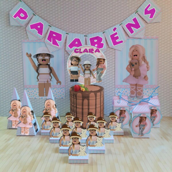 Roblox Menina - Arquivos de Corte Studio e pdf - 2302