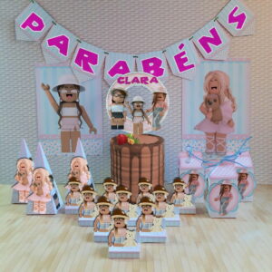 Roblox Menina - Arquivos de Corte Studio e pdf - 2302