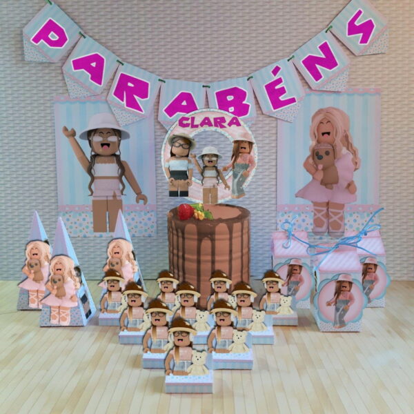 Roblox Menina - Arquivos de Corte Studio e pdf - 2302