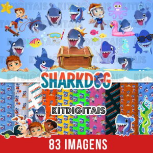 Sharkdog Clipart Png Kit Digital