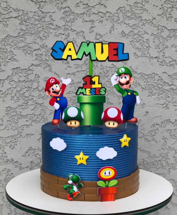 Arquivo de Corte Topo de Bolo Super Mario 4
