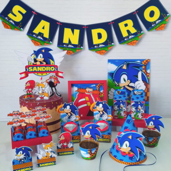 Sonic - Arquivos de Corte Studio e pdf + Fotos 524