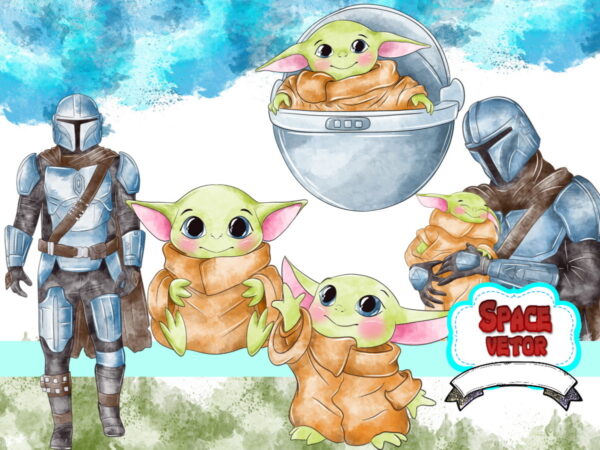 Star Wars Aquarela ,kit Digital Compre 1 Leve 3
