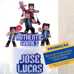 Studio/pdf Arquivo de Corte Topo de Bolo Authentic Games-050