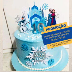 Studio/pdf Arquivo de Corte Topo de Bolo Frozen -001