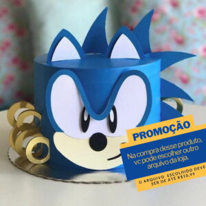Studio/pdf Arquivo de Corte Topo de Bolo Sonic -009