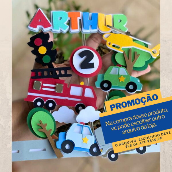 Studio/pdf Arquivo de Corte Topo de Bolo Transporte -001