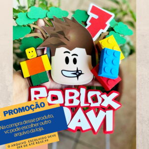 Studio/pdf Arquivo de Corte Topo Roblox -003
