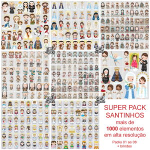 Super Combo Kit Digital Santinhos + Brindes