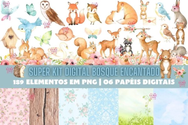 Super Kit Digital Bosque Encantado