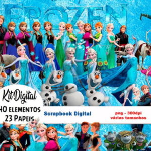 Super kit Digital Frozen PNG - Scrapbook