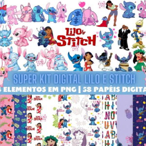 Super Kit Digital Lilo e Stitch