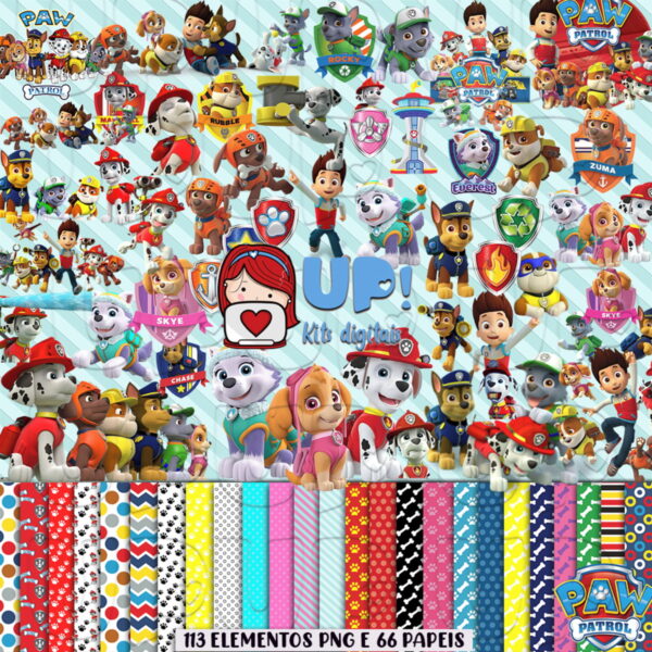 SUPER KIT DIGITAL PATRULHA CANINA