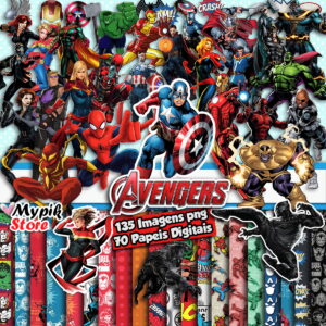 Super Kit Digital Vingadores Marvel
