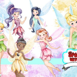 Tinker Bell Aquarela ,kit Digital Compre 1 Leve 3