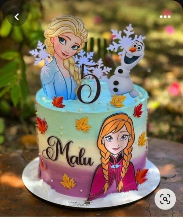 Topo Frozen 2562 + 4 Arquivos a Sua Escolha