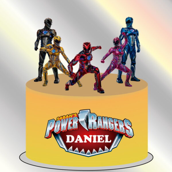 Arquivo para Topo bolo Power Rangers Filme Saban - Impresso