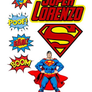 Topo de bolo Arquivo de Corte Silhouette Super Homem