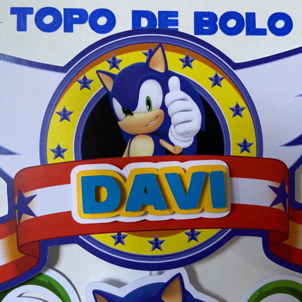 Topo de bolo - ARQUIVO DE RECORTE - Imagem 2