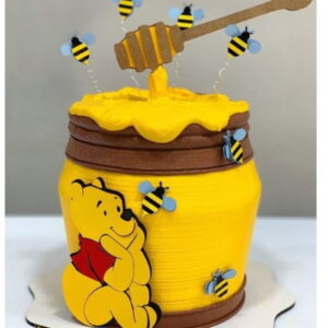 Topo de bolo arquivo digital ursinho pooh