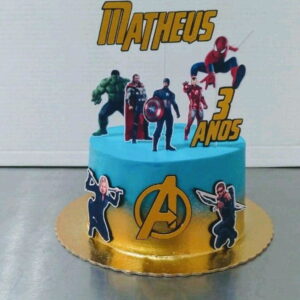 Arquivo de Corte Avengers Topo de Bolo
