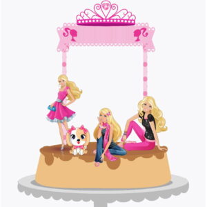 Arquivo Topo de Bolo - Barbie