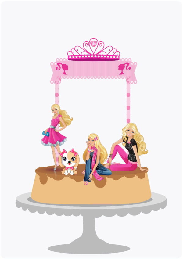 Arquivo Topo de Bolo - Barbie