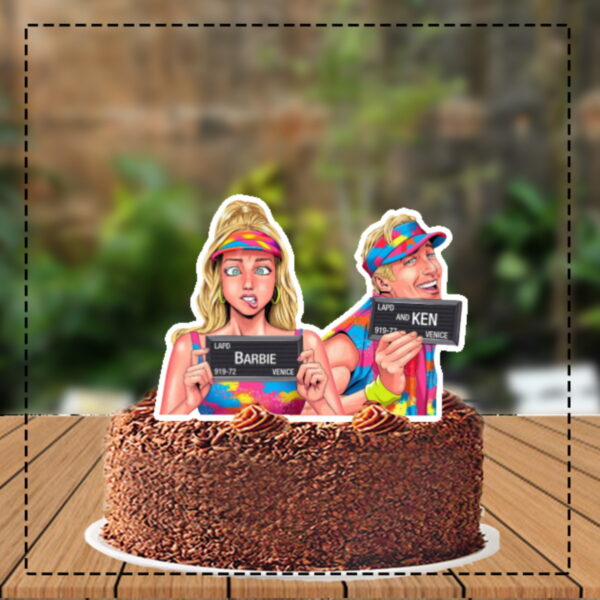 Topo de Bolo Barbie o Filme - Ref 4871 Arquivo Digital