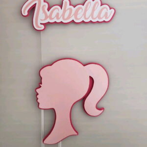 Arquivo de corte Digital - Topo de Bolo Barbie