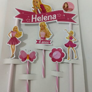 Topo de Bolo Barbie