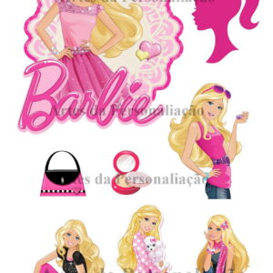 Topo de Bolo Barbie