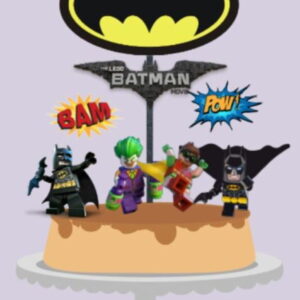 Topo de Bolo Batman Lego - Arquivo Digital