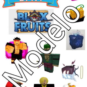 Arquivo Topo de Bolo Blox Fruits One Piecr
