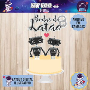 Arquivo Topo de Bolo - Bodas de Latão 7 anos