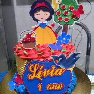 Arquivo de Corte Topo de Bolo Branca de Neve - Studio