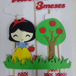 Arquivo de corte Topo de bolo Branca de Neve
