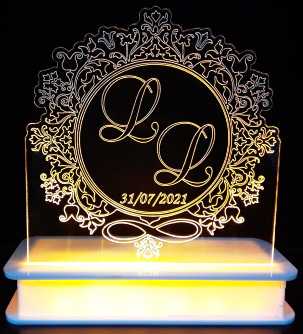 Topo de Bolo c/ Led. - Image 3